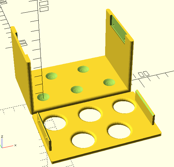 Lab Rack Number Template Parametrized Lab Tube Rack (OpenSCAD) by Bilbo | Download free STL ...