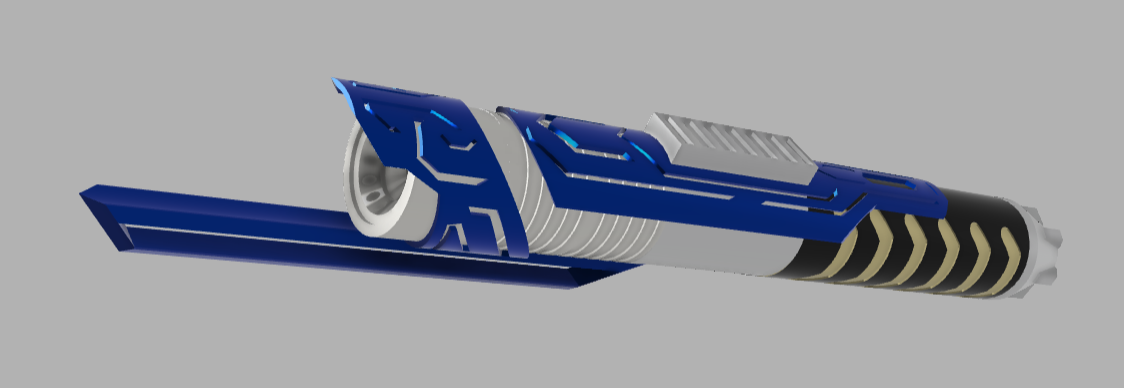 3d E's modular lightsaber parts kit 1