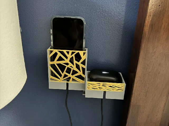 Wall Mounted Phone, Glasses, Tech Holder