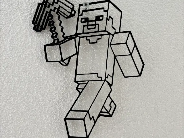 Minecraft Steve Wall Art
