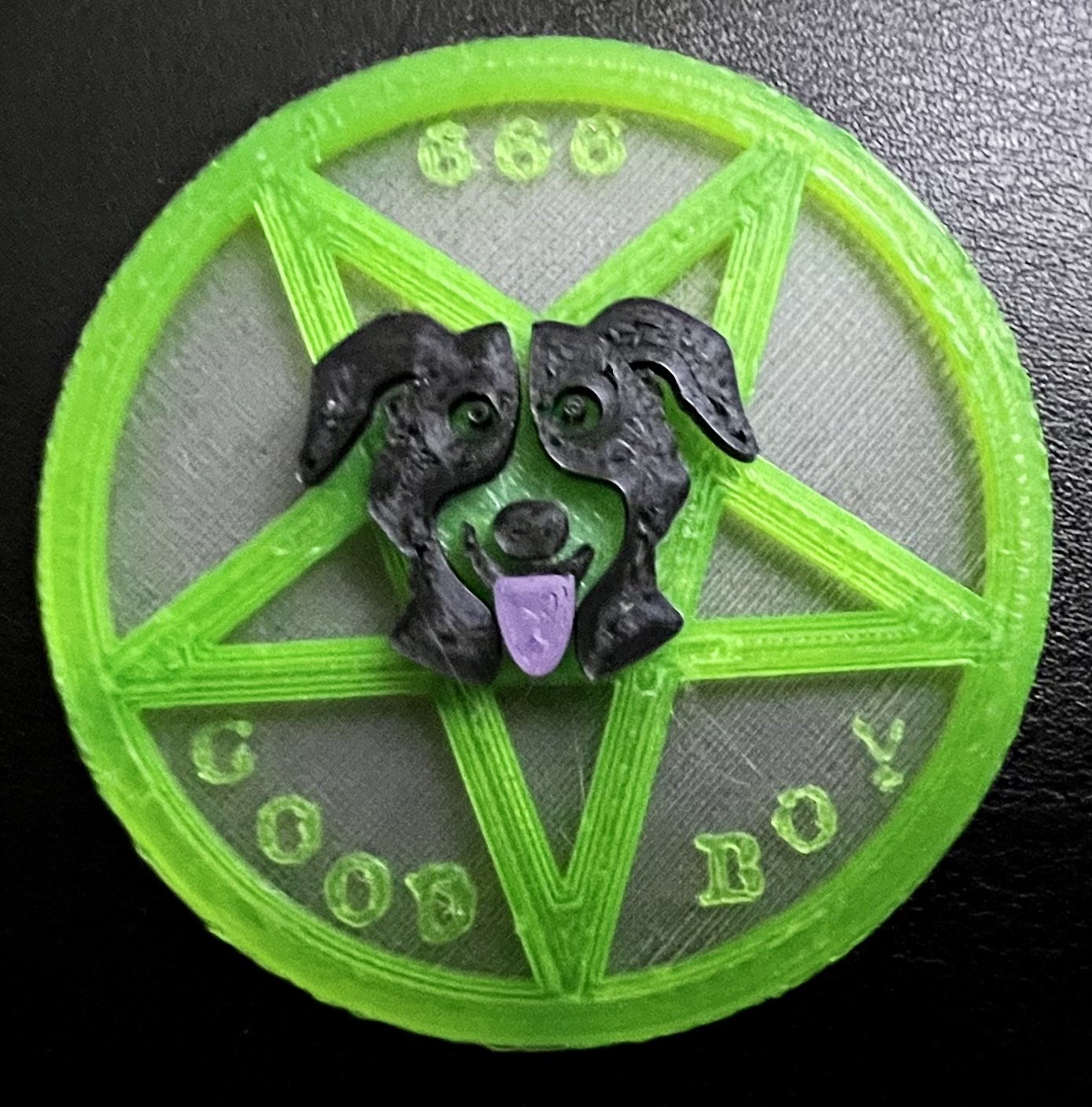 Mr Pickles Pentagram sticker