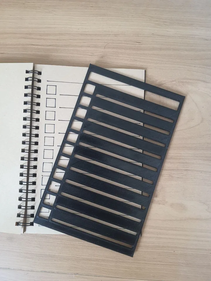 Notes template To Do by A3J Print | Download free STL model ...