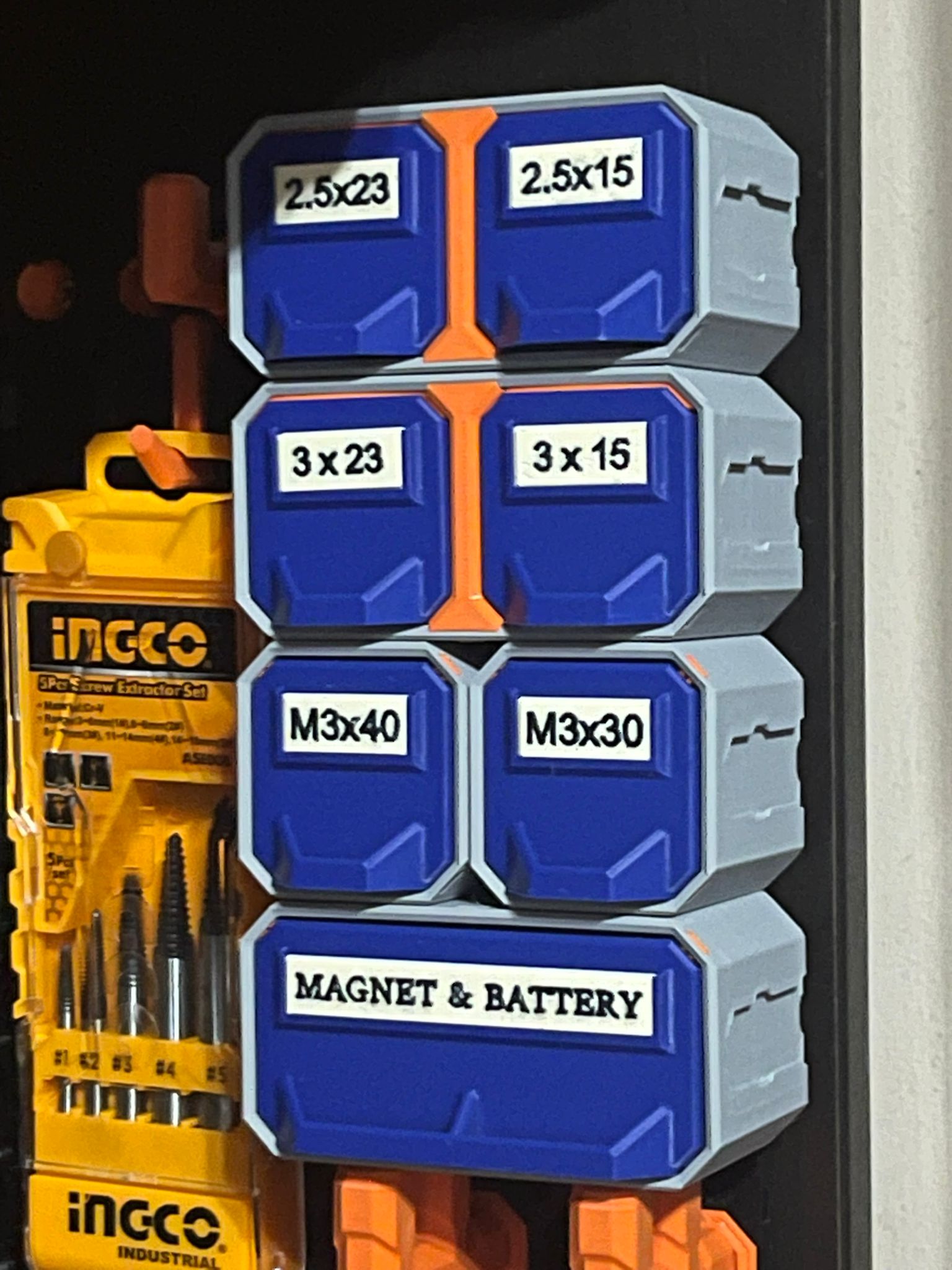 Multibin Drawer Thicker Label Plates