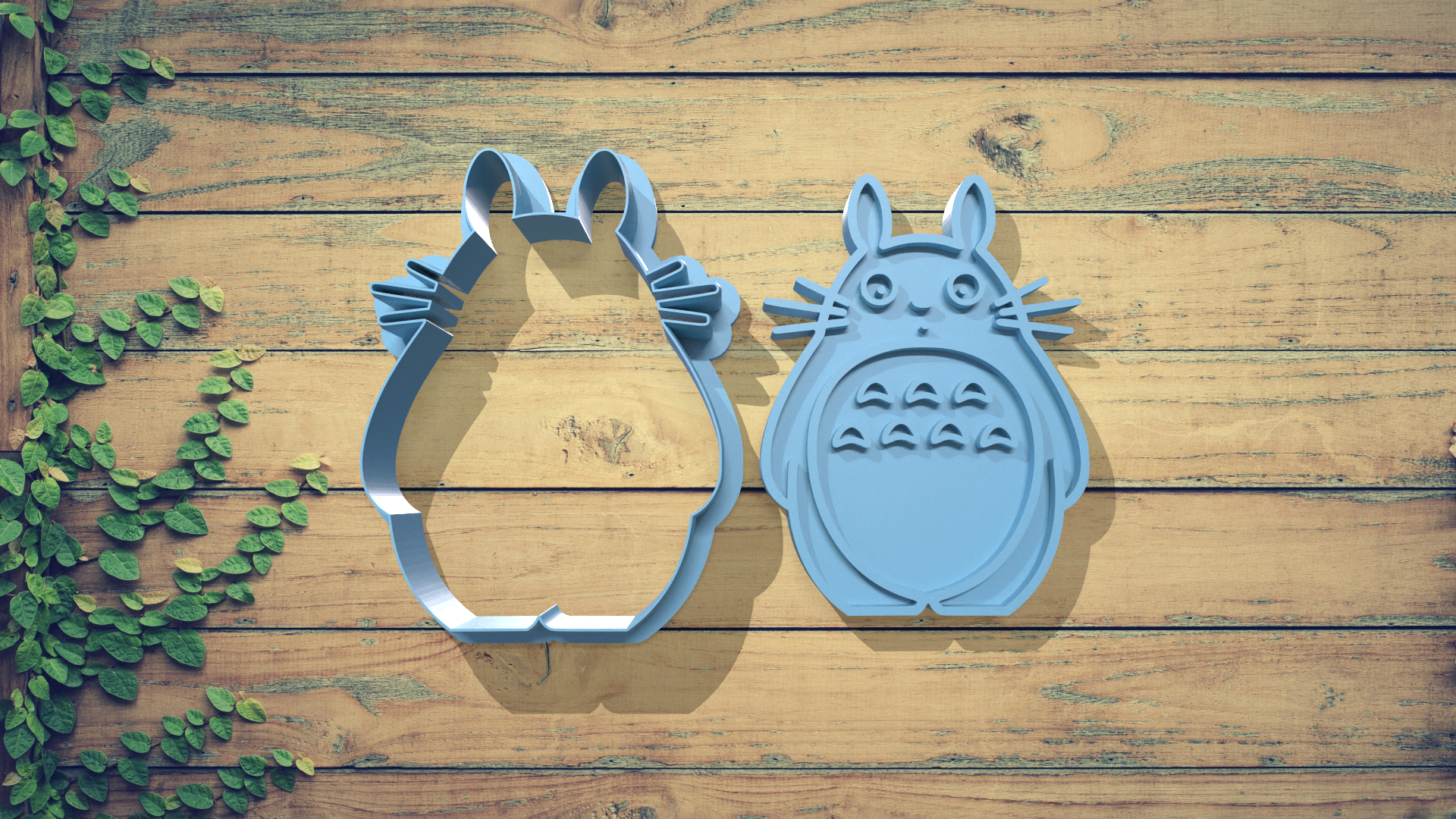 Miniatura 3 do modelo 3D Ghibli Cookie Cutter Set