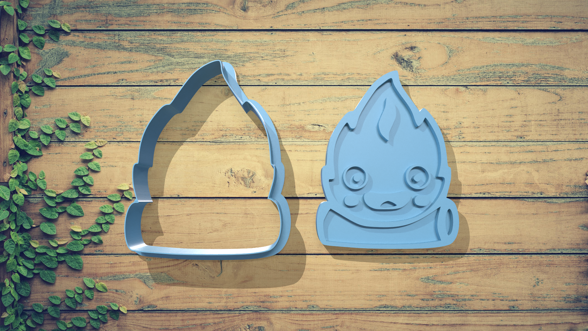 Miniatura 2 do modelo 3D Ghibli Cookie Cutter Set