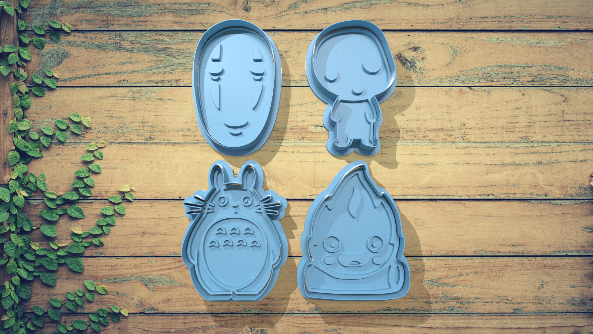 Ghibli Cookie Cutter Set
