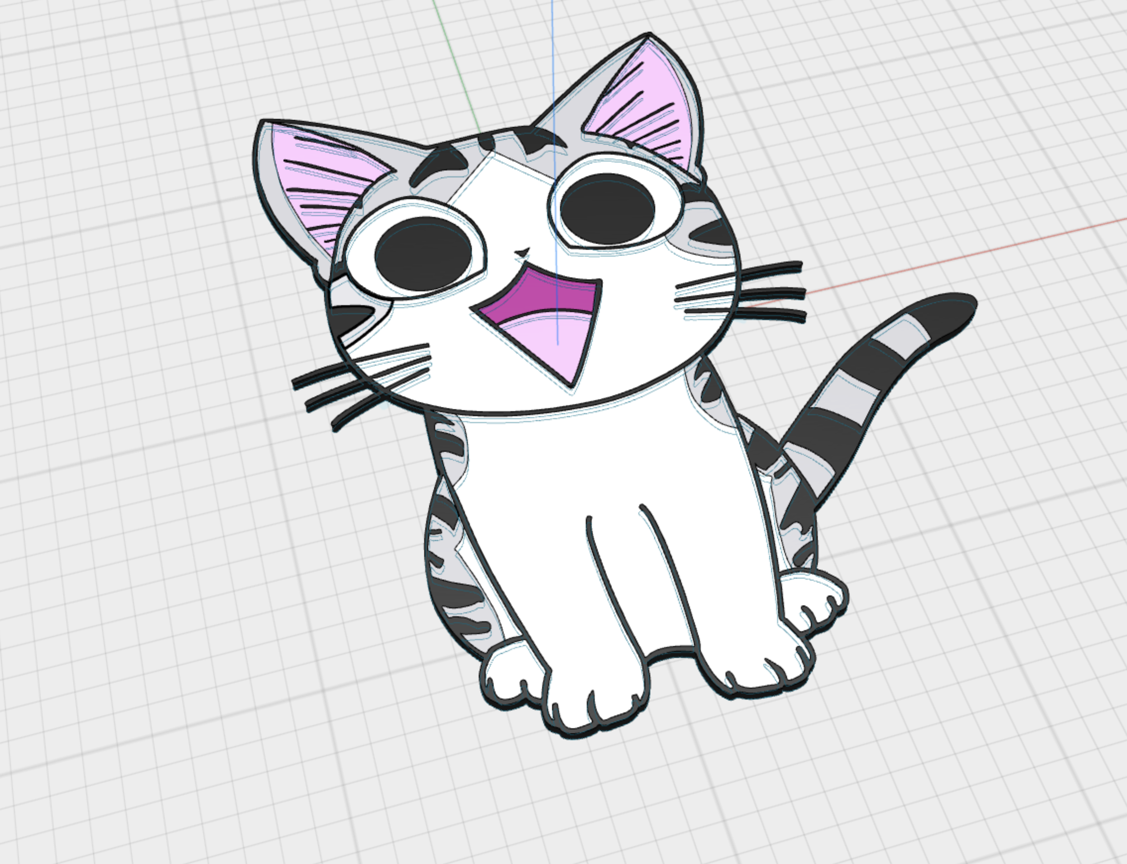 Chi The Cat - 2D Art