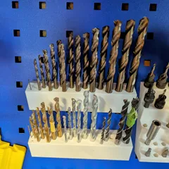 Drill bit support for Bott Perfo pegboard