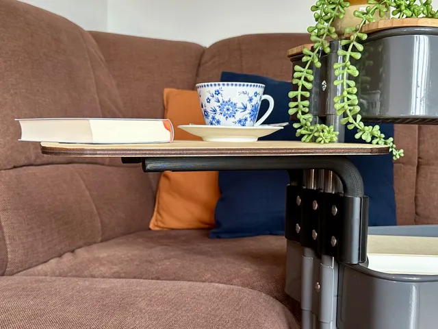 Couch table extension for IKEA Råskog