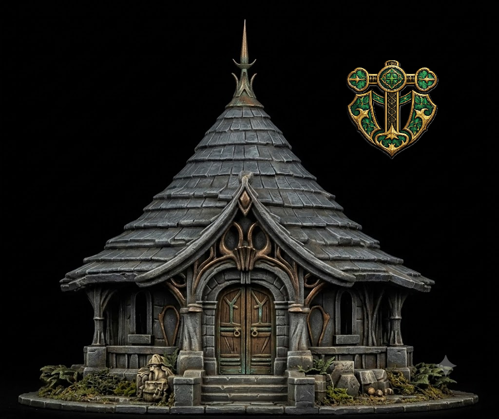 Elven Hutt, Town Set Piece