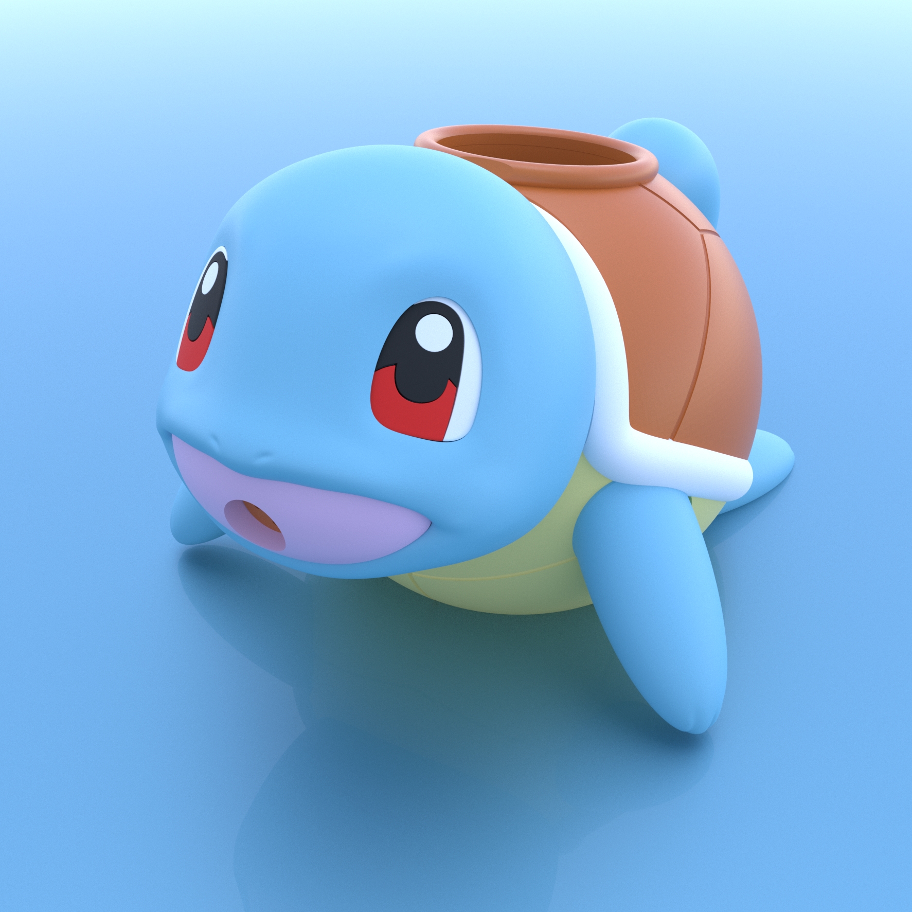 ℗007 Squirtle SquirtBottle 3D print