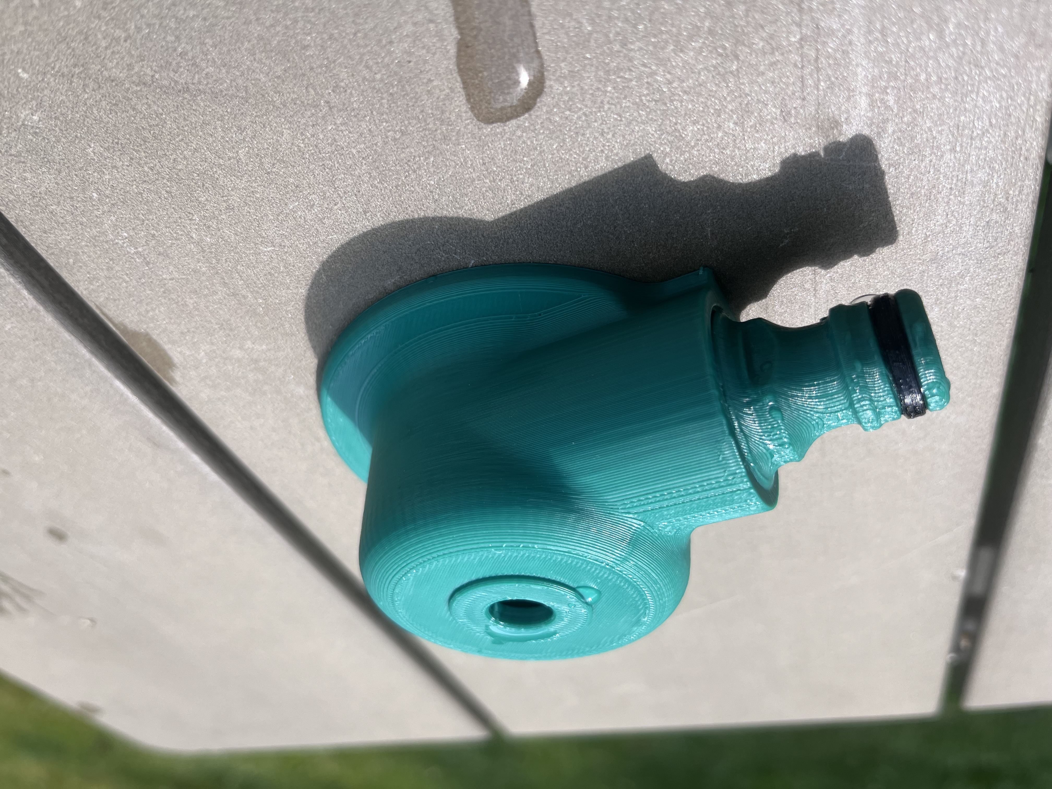 Sprinkler combination with a valve adapter