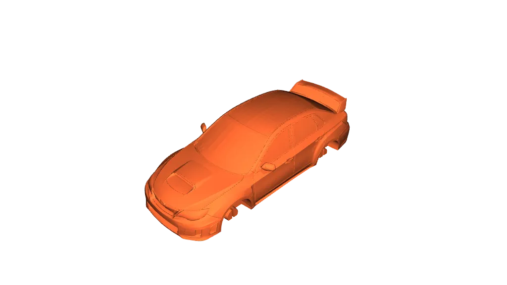 Subaru Impreza WRX STi Sedan (III gen) kit card by Jerryie