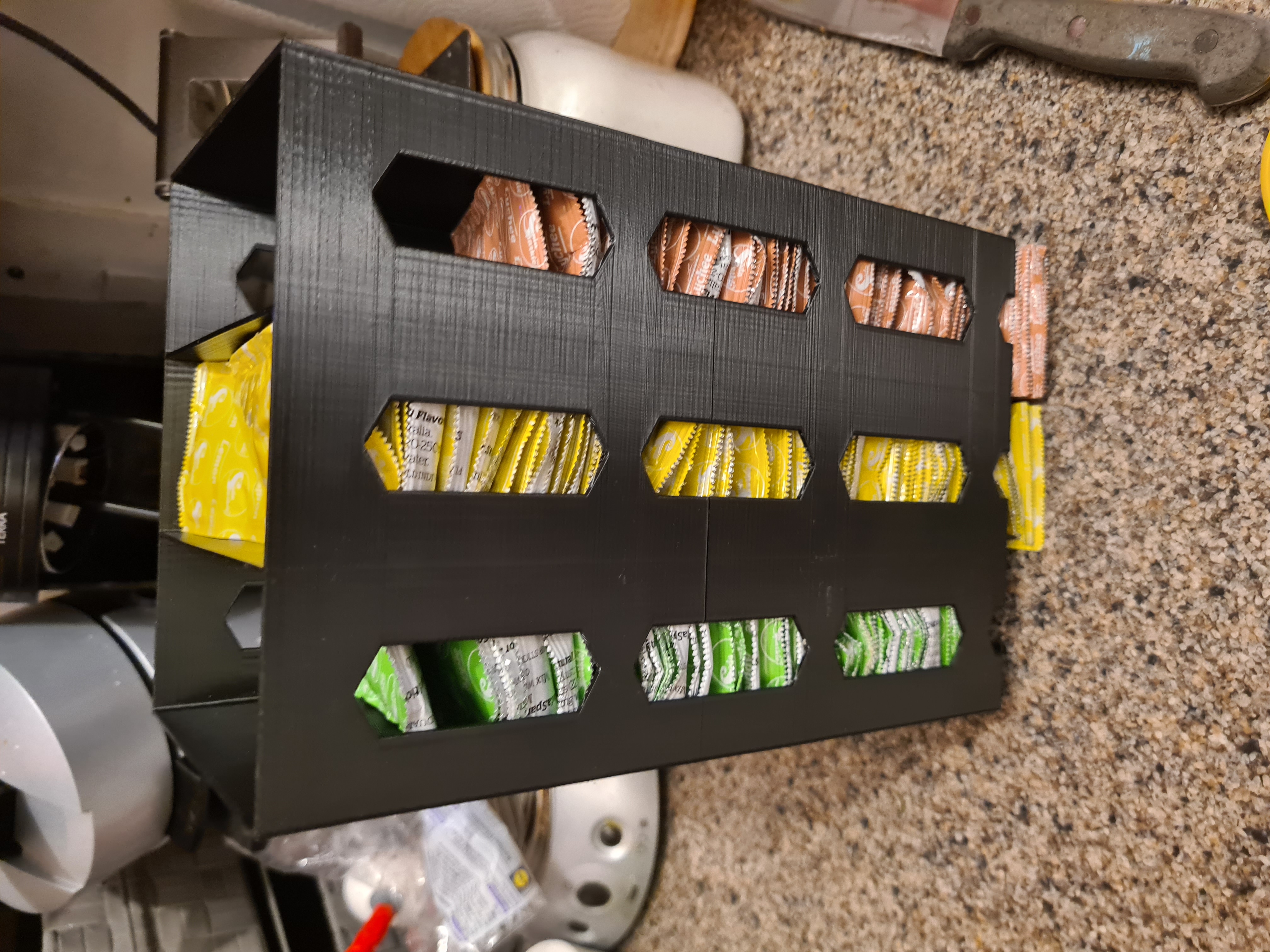 Sparkling Water Flavourings Sachets dispenser/holder