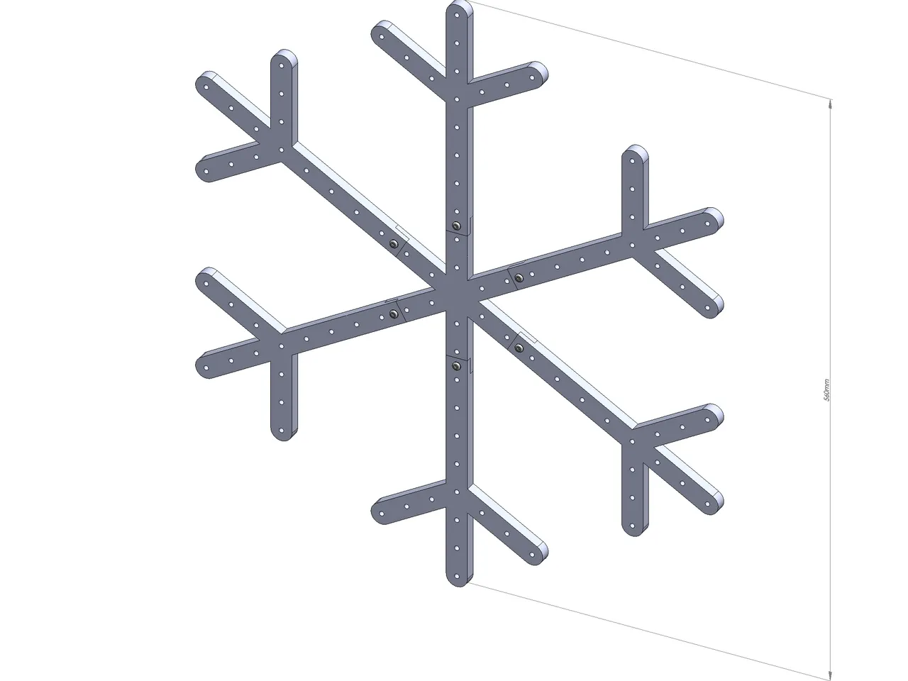 big snowflakes clipart