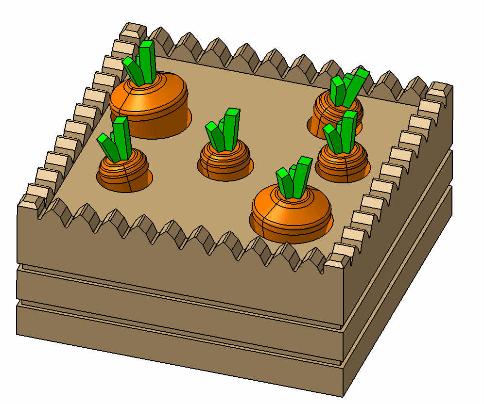 montessori toy carrots