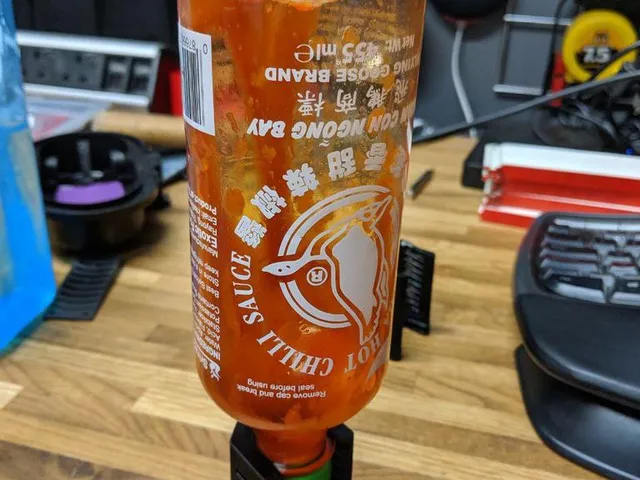 Sriracha Bottle Stand