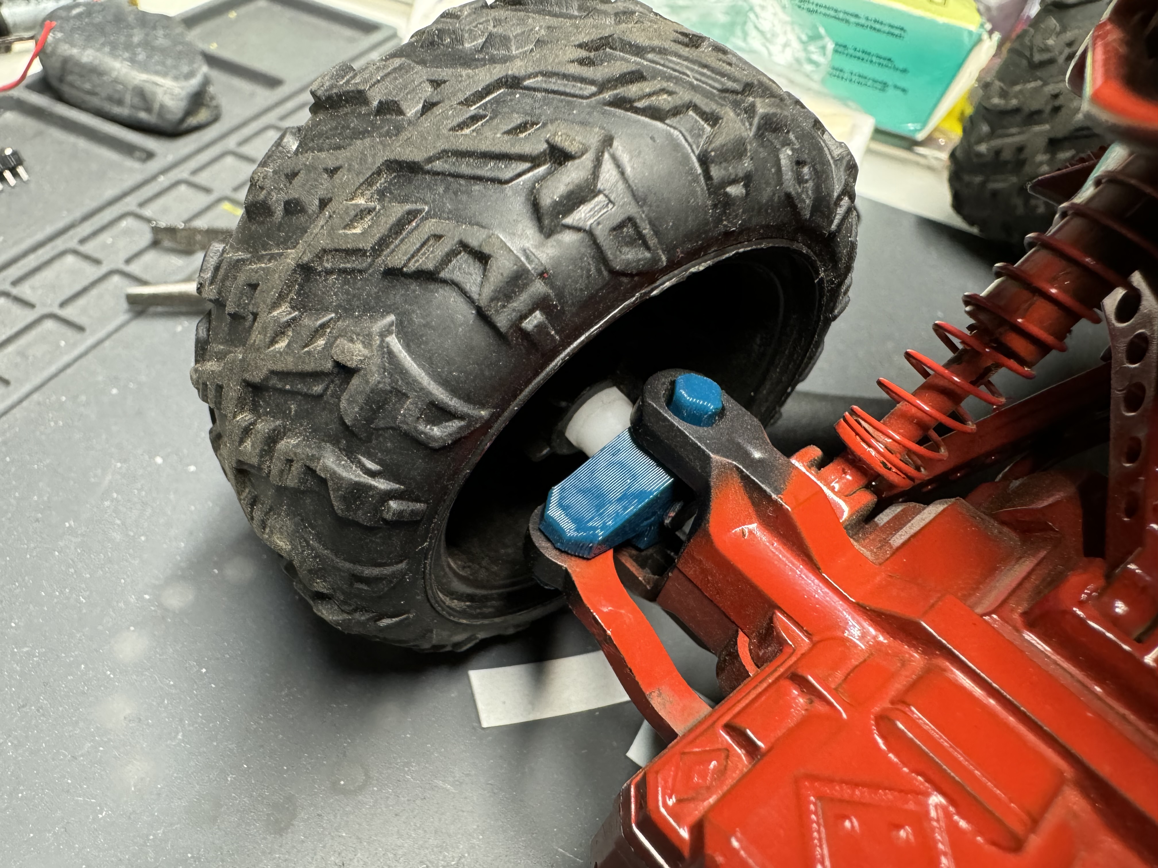 RC toy car steering part