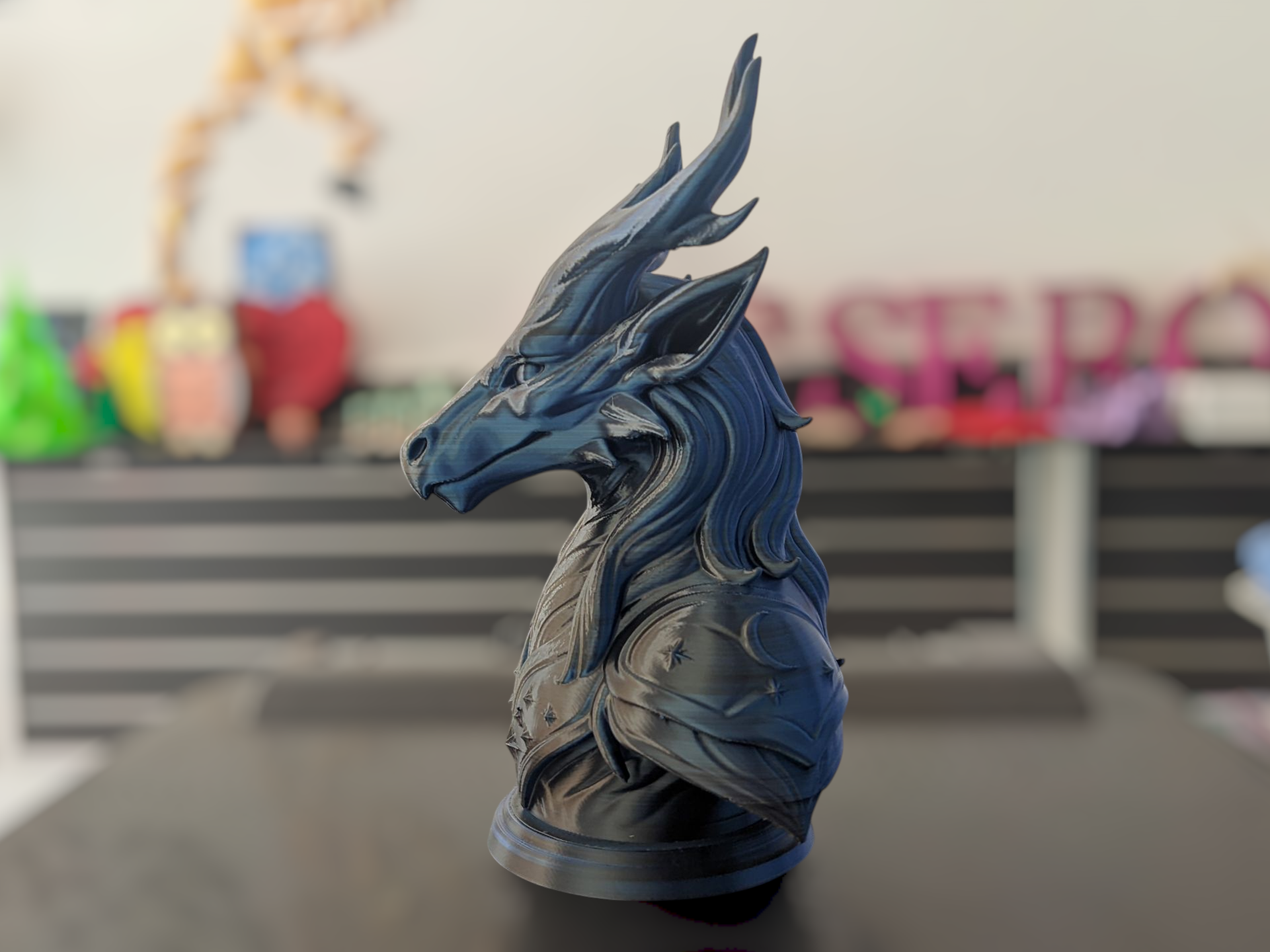 Miniatura 4 do modelo 3D Celestial Dragon Bust