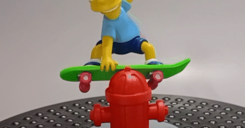 Bart Skateboard color printing by printastic 3d | Download free STL ...