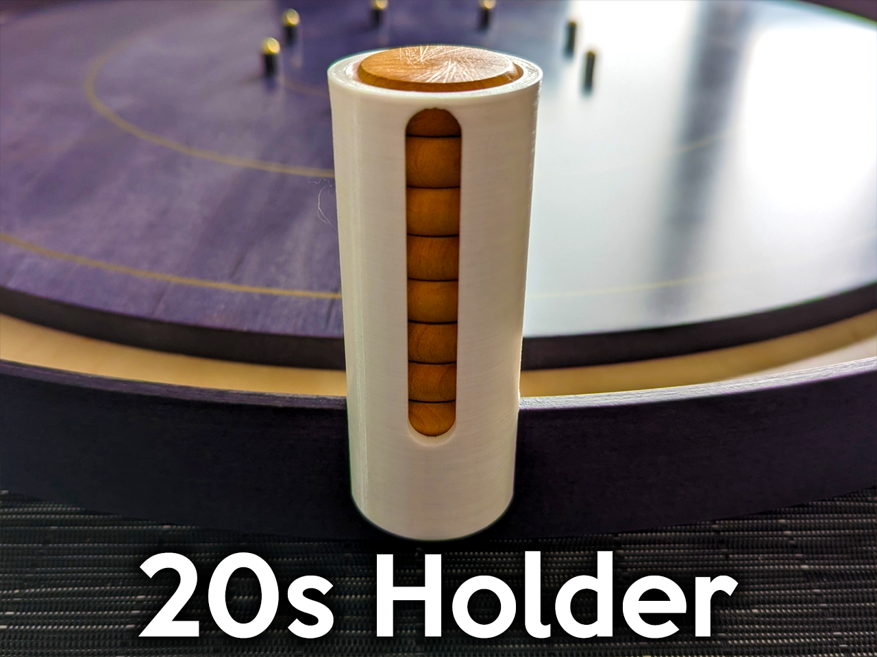 Crokinole 20s Holder