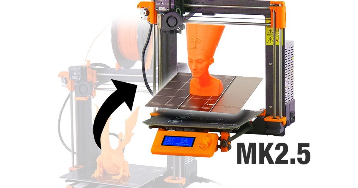 i3 MK2/S to MK2.5 Upgrade Printable parts by Prusa Research | Download ...