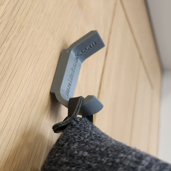 Strong hat and coat hook for bathroom doors etc (guerrillahook) by ...