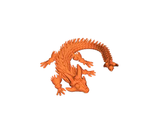 Happy Favorite Dragon - Articulated - Print in Place by EndK7 ...