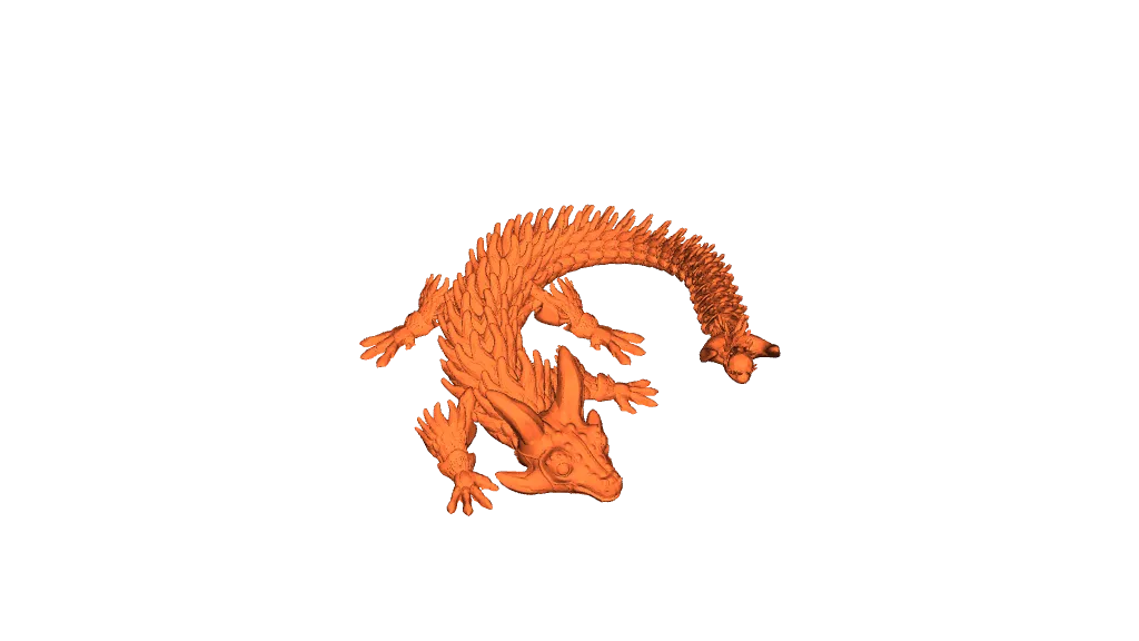 Happy Favorite Dragon - Articulated - Print in Place by EndK7 ...