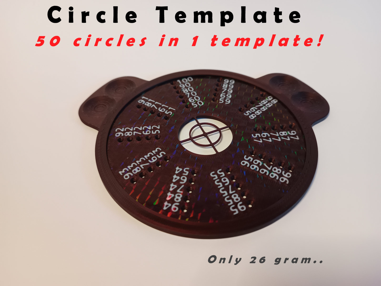 Circle Template (50 in 1)