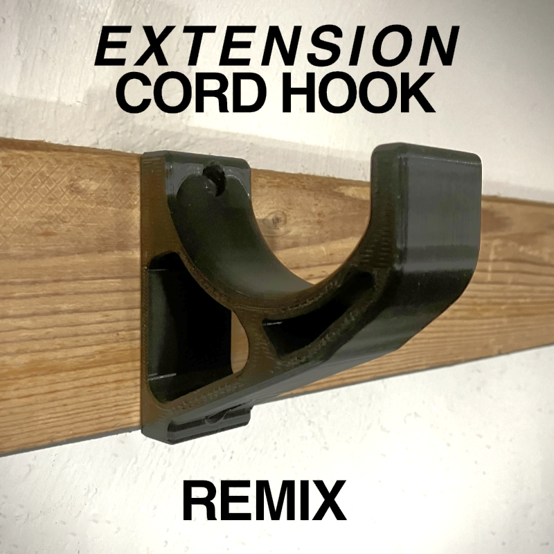 Strong(er) Extension Cord Hook