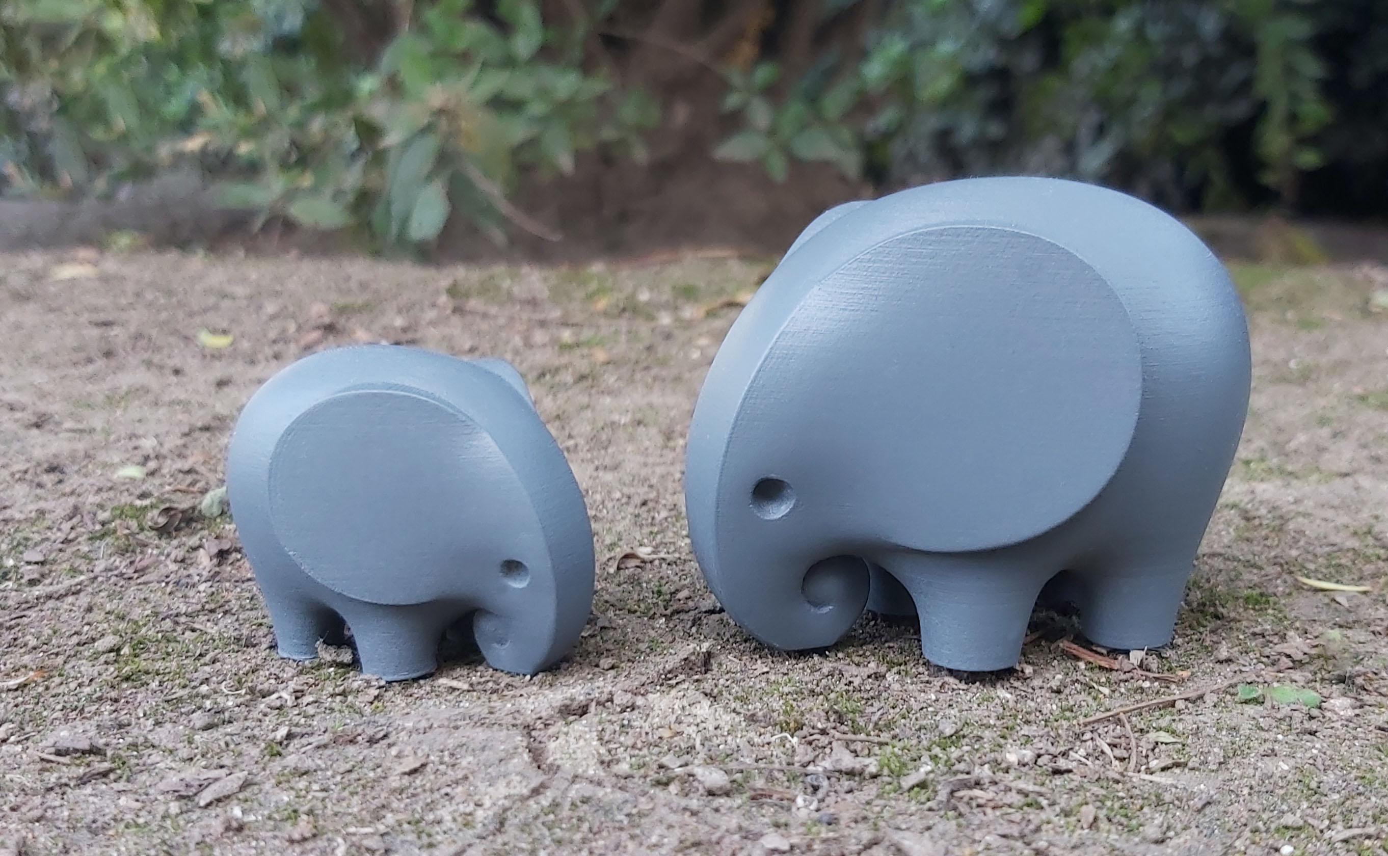 Undistinctive elephant 3D model thumbnail