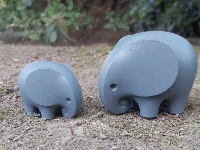 Undistinctive elephant