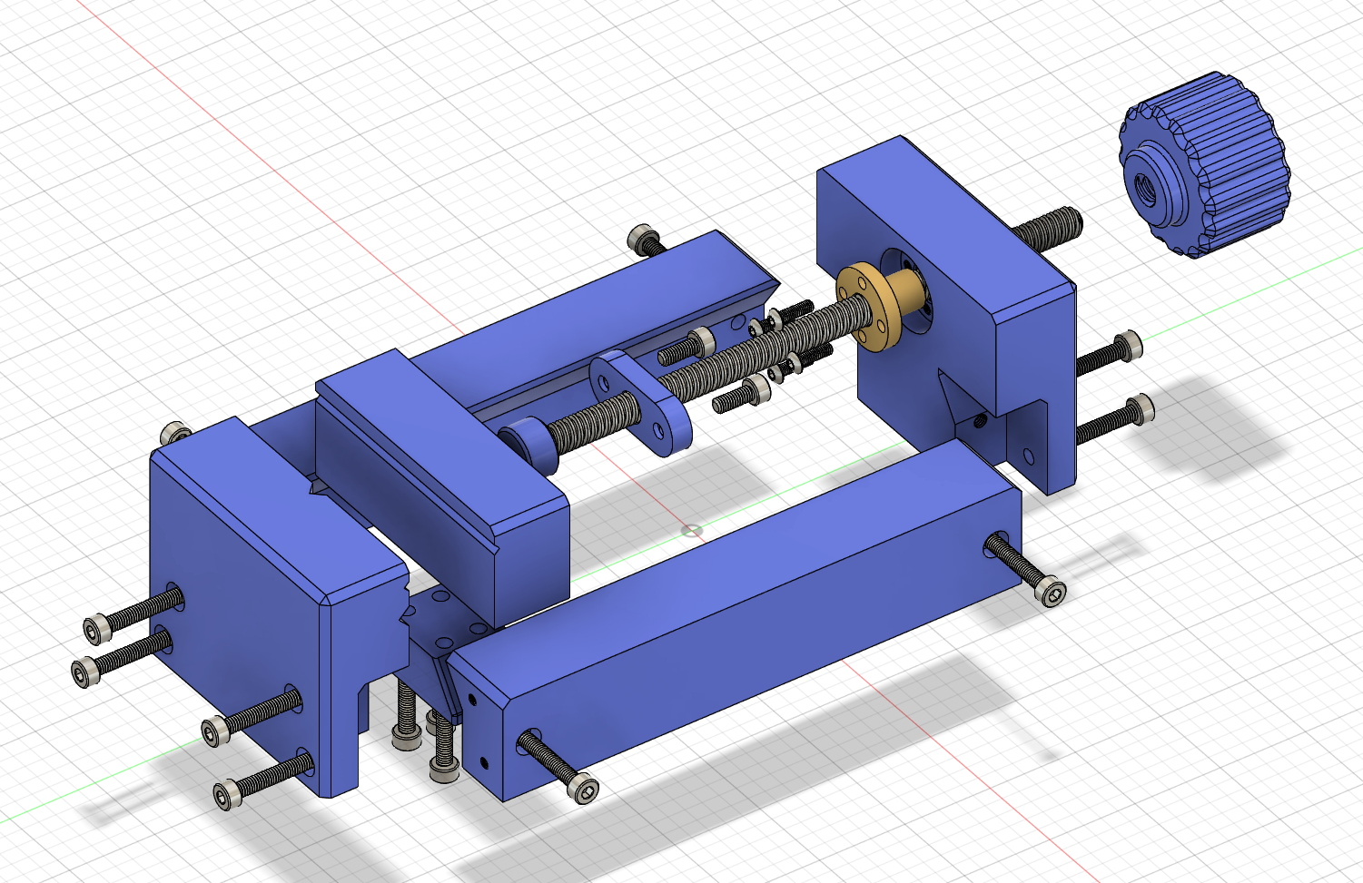 Leadscrew Vise by Rabid Badger Download free STL model