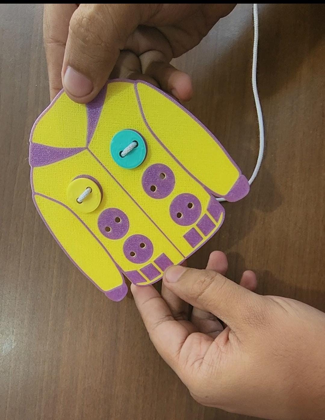 Jacket Button Shoelace (Autism Toy) Jaqueta Botão Cadarço (Brinquedo Autismo)
