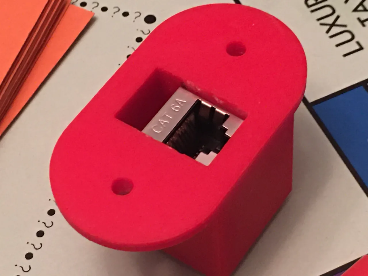 RJ45 Keystone Ethernet Cable Mount - Various Sizes by Real 3D Prints ...