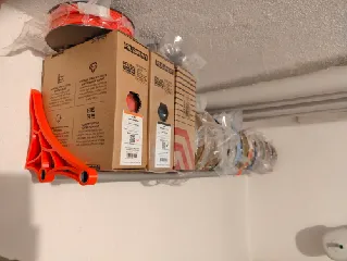 Filament shelf bracket / storage