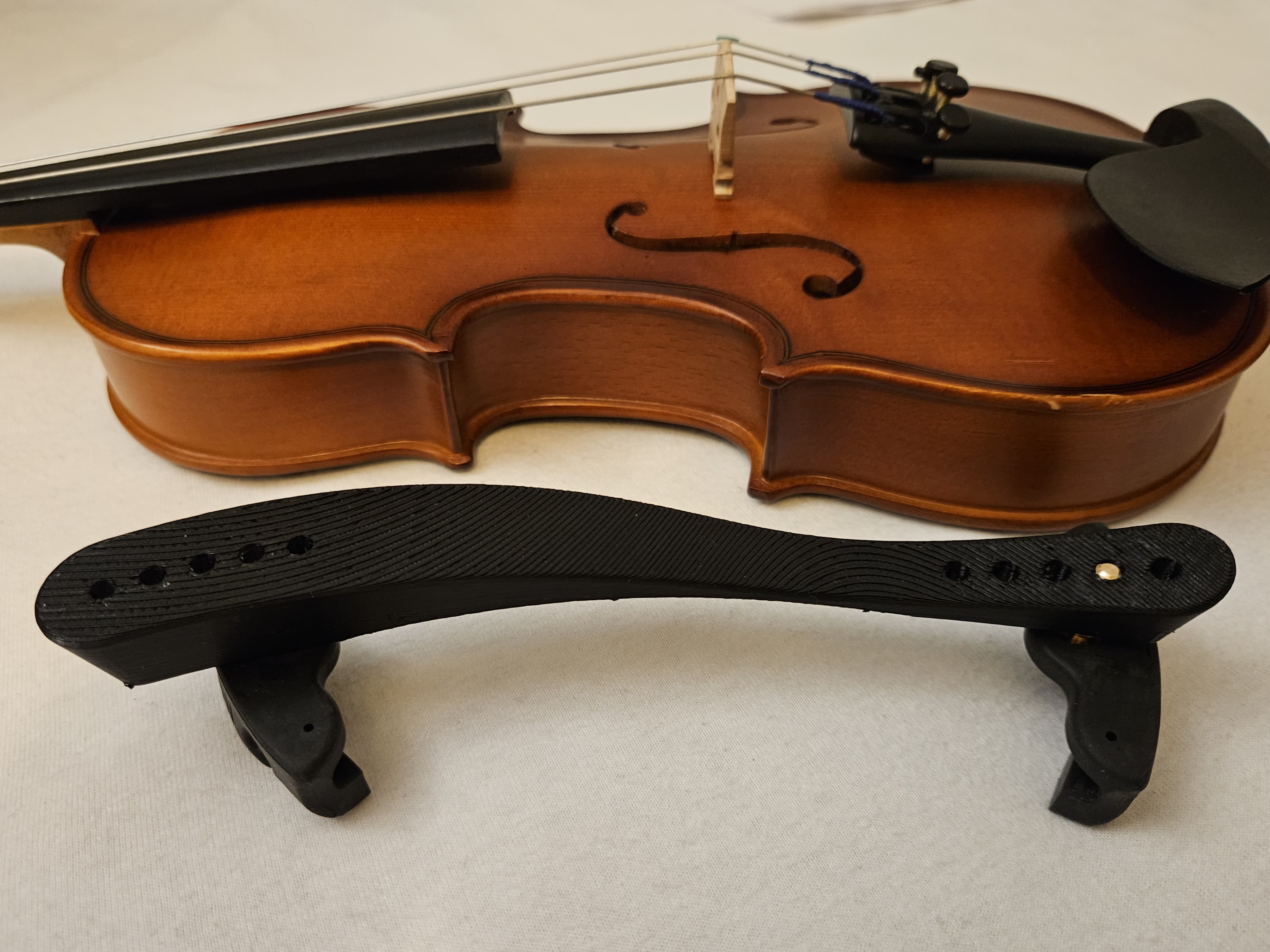 Fractional/child violin shoulder rest