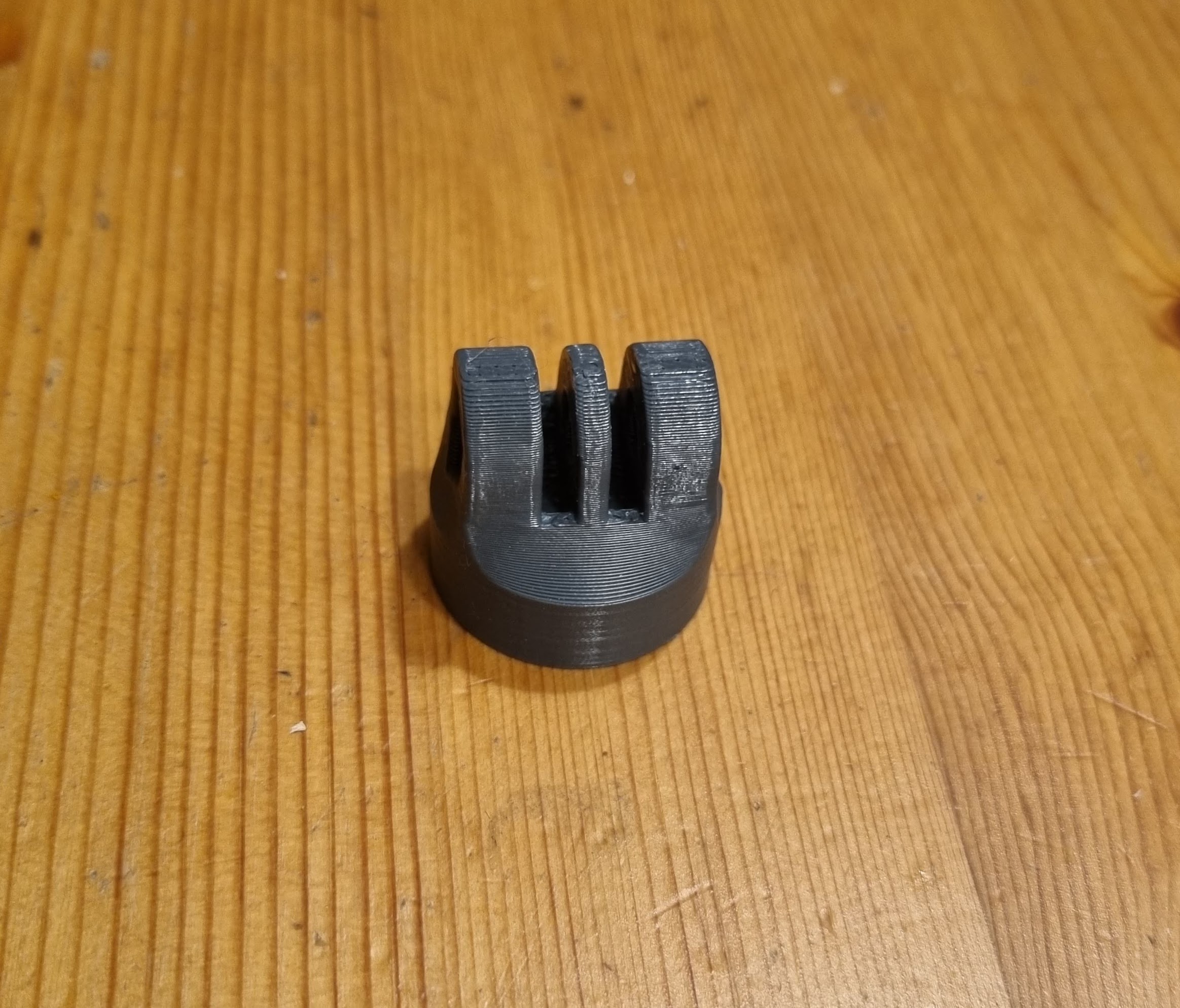 GoPro mount base for 1/4" to 3/8" adapter 3D model thumbnail