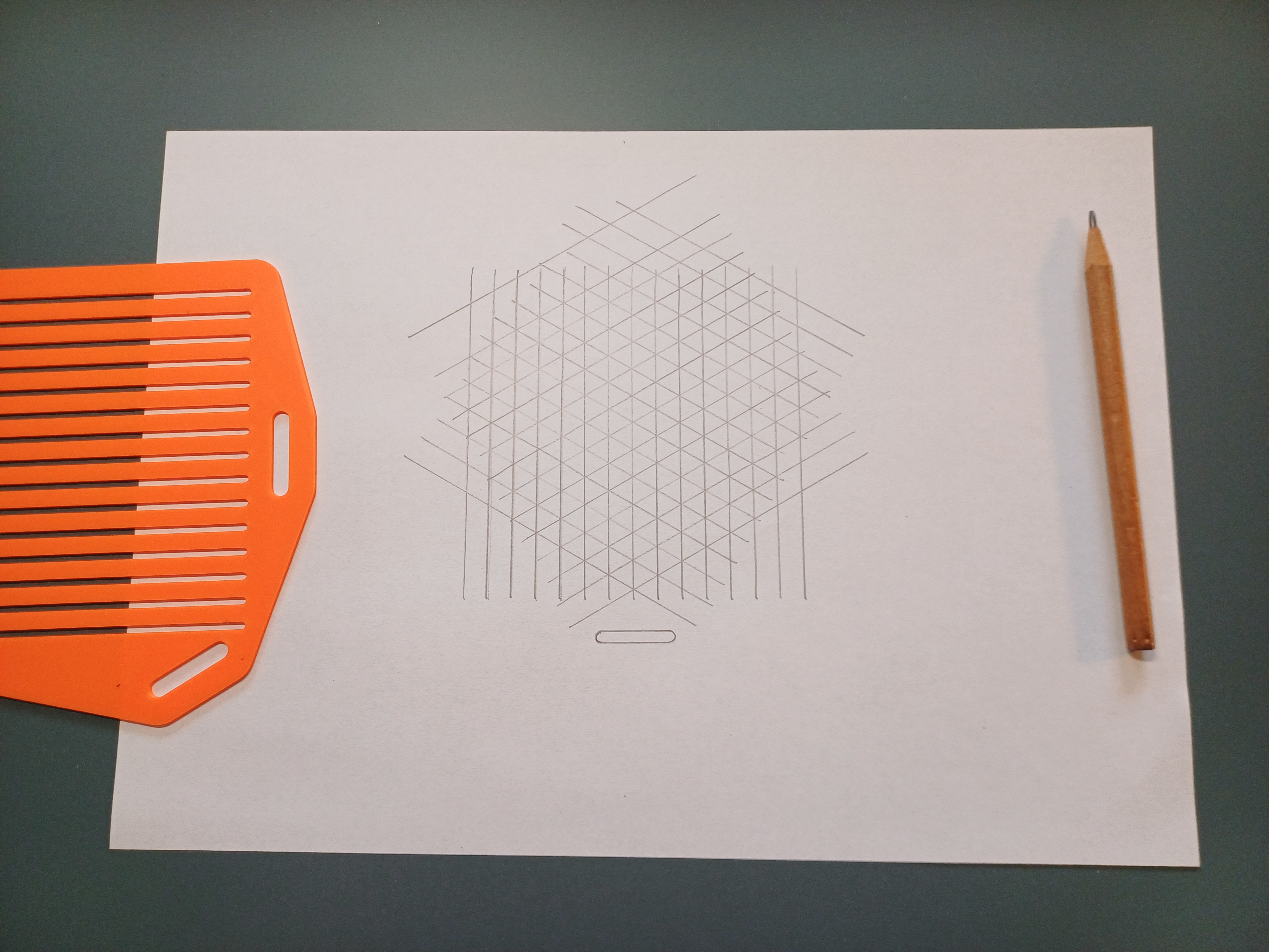 Miniatura 13 do modelo 3D Easy isometric grid template - parametric
