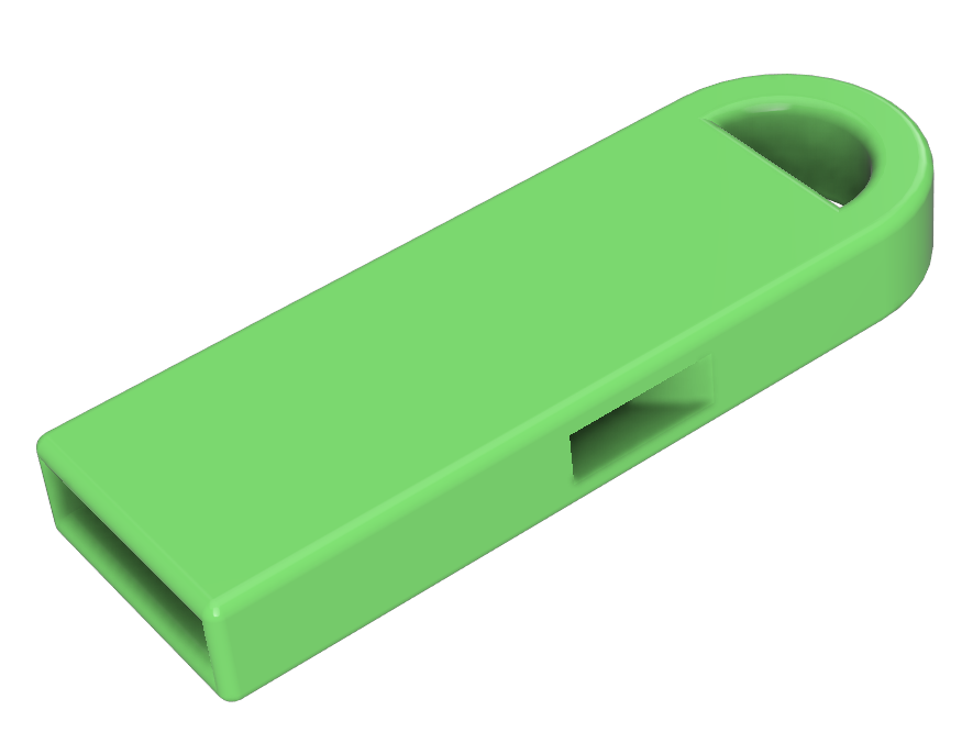 Píšťalka 3D model thumbnail