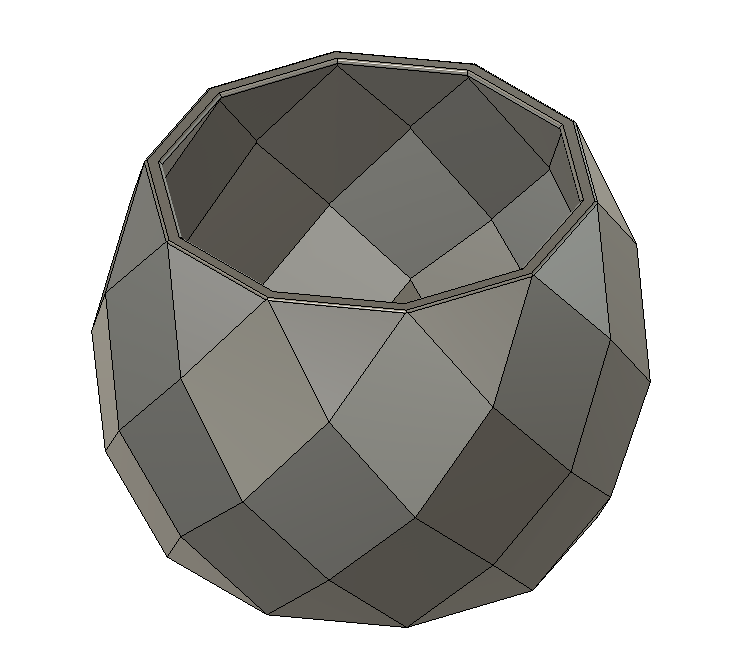 Miniatura 6 do modelo 3D Planter #1 - Geometric Pattern Planter/Pot