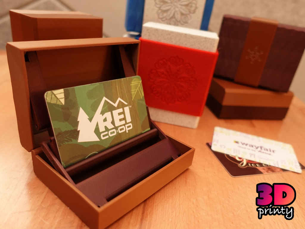 Pop-up Gift Card Box by 3D Printy | Download free STL model