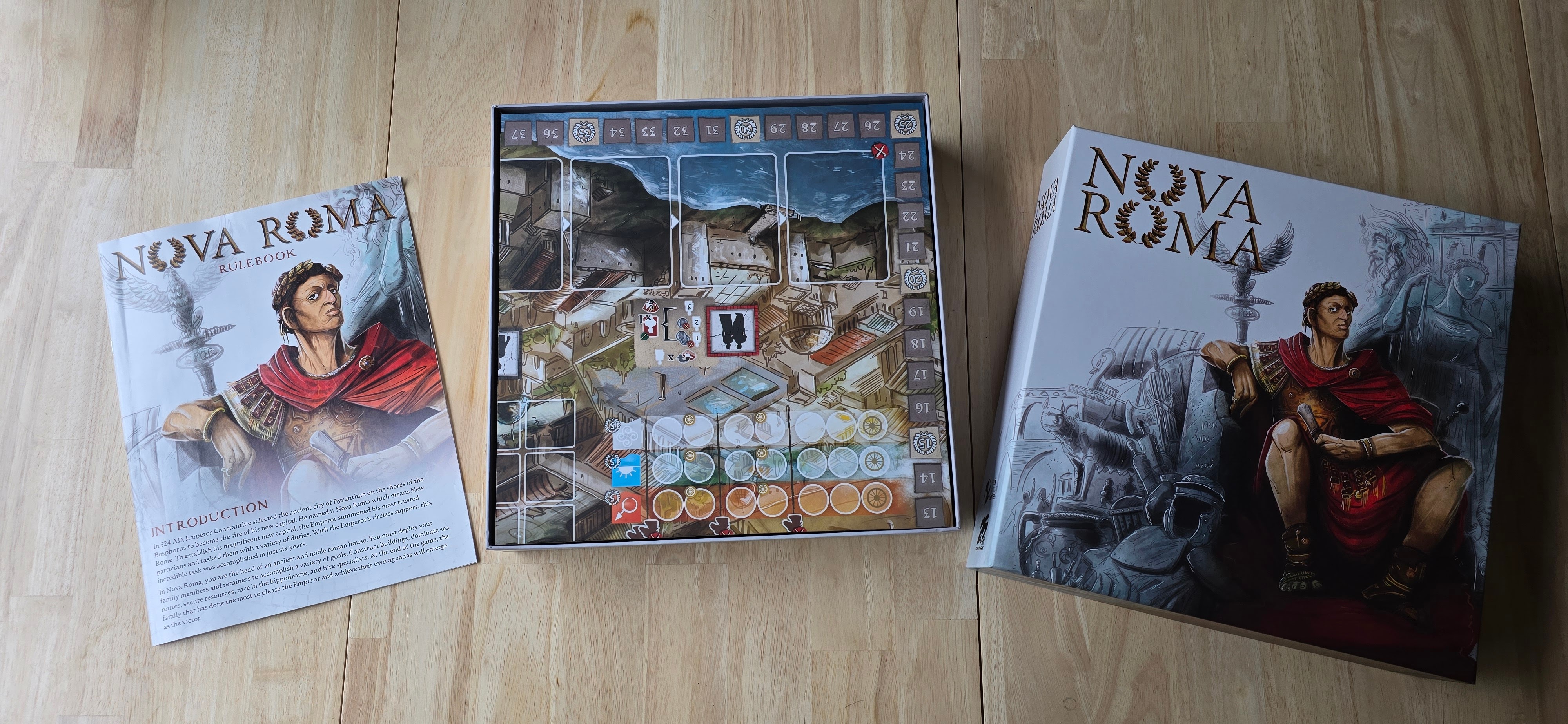 Nova Roma Board Game Insert by Max Alexander | Download free STL model |  Printables.com