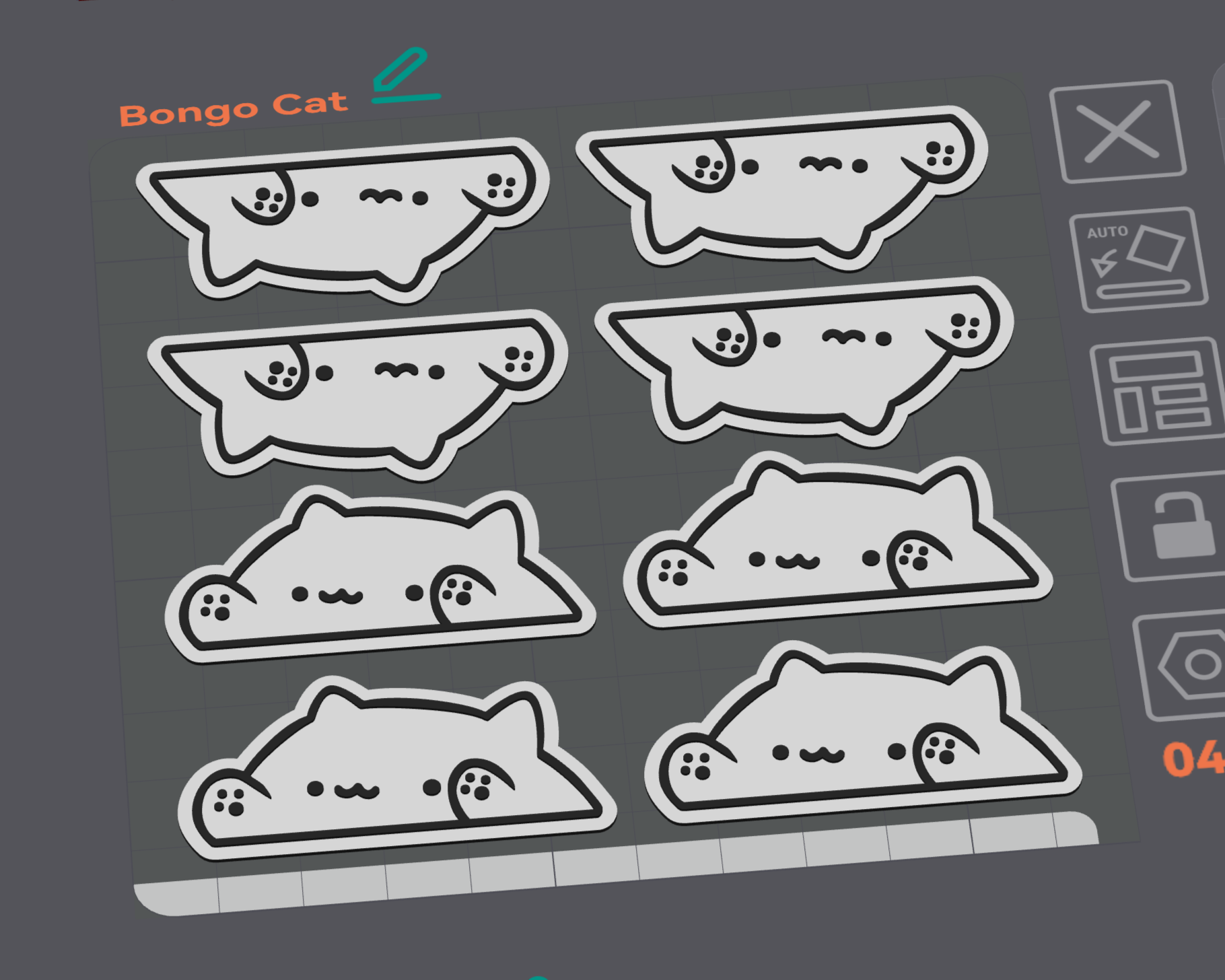 Bongo Cat pin by Roue13 | Download free STL model | Printables.com