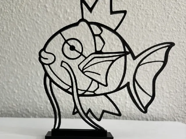 Magikarp Pokemon line art
