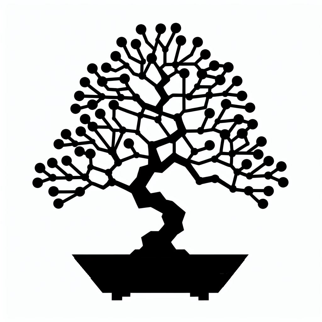 Wall art - Bonsai with dots