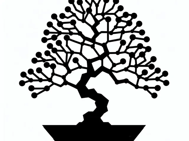Wall art - Bonsai with dots