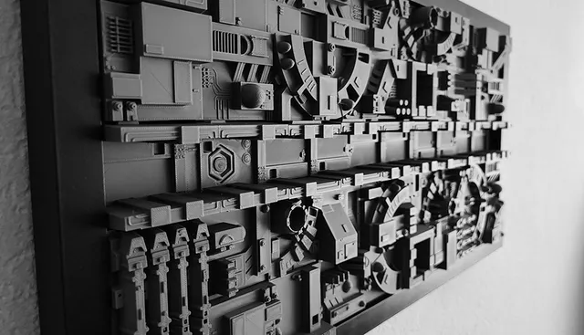 Star Wars Death Star Trench Run for IKEA RÖDALM Picture Frame