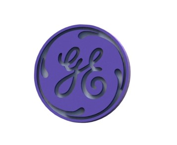 General Electric Logo with Backing (GE Coaster)